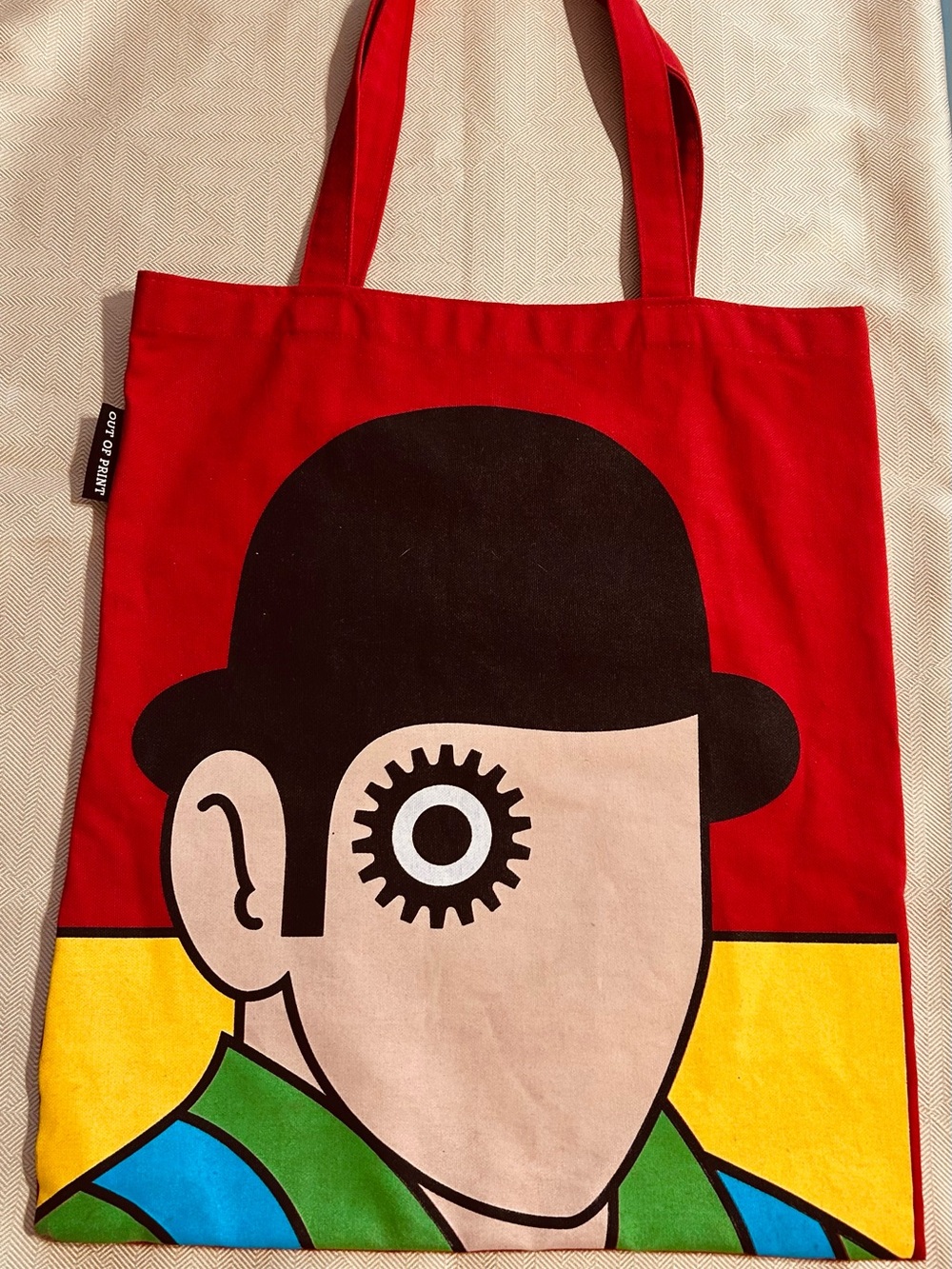 Out of Print A Clockwork Orange Canvas Tote Bag Stanley Kubrick Bookish